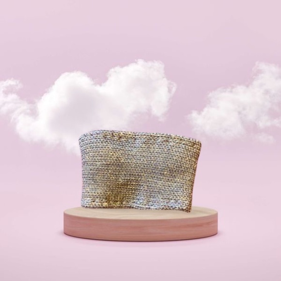 Glittery Grey tube top for Barbie - Picture 4 of 4